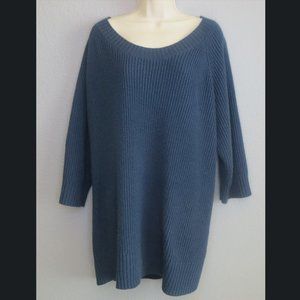 Avenue ¾ Sleeve Navy Blue Sweater 26/28 (4X)